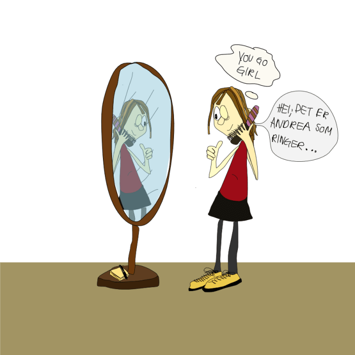 trene på å ringe til legen