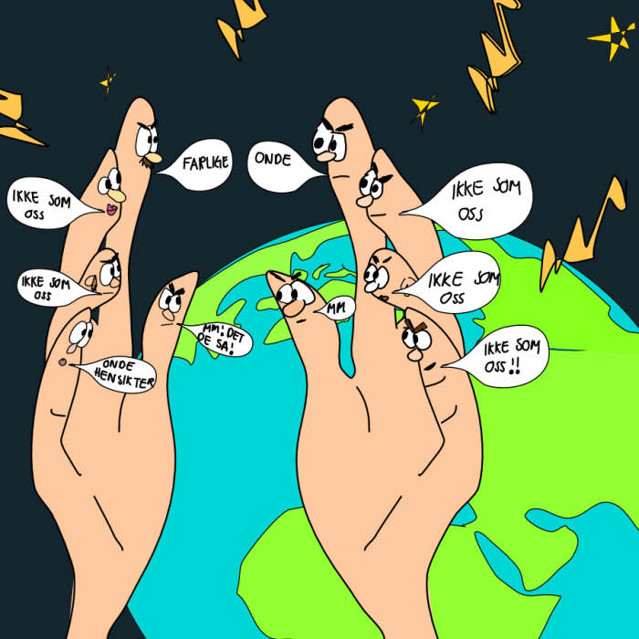 hender to ikke som oss