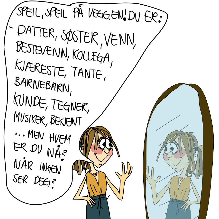 speil speil på veggen der