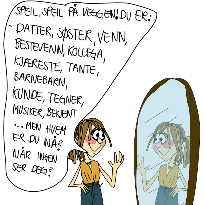 speil speil på veggen der